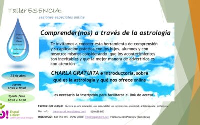 TALLER ESENCIA ( Jueves 23 de abril)