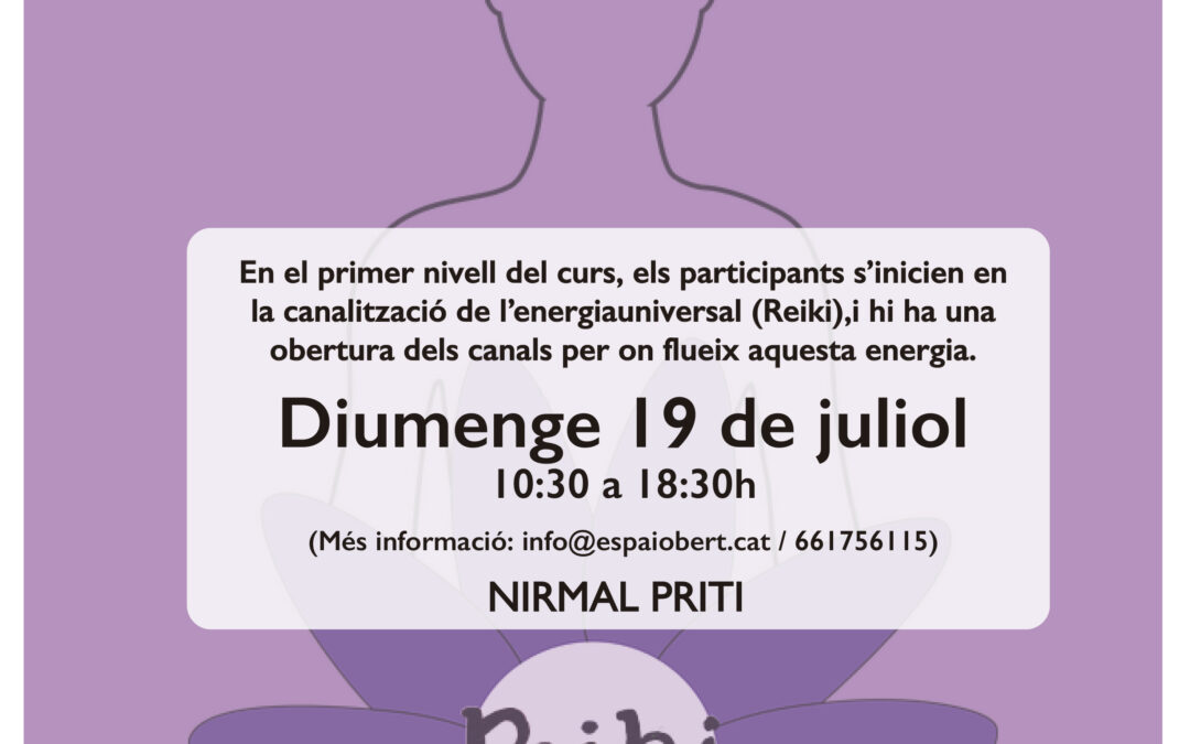 Curs 1r nivell de REIKI